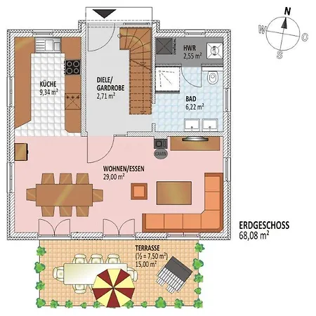 Ferienhaus Reethaus Romy Сasa de vacaciones